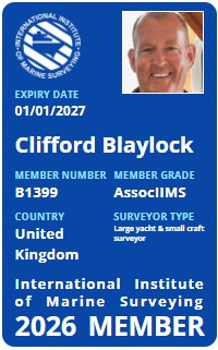 Internation Institute of marine Surveying ID card